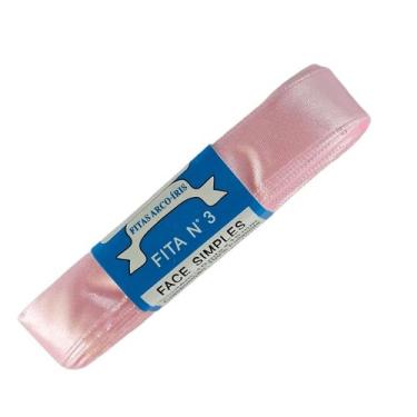 Imagem de Fita de Cetim Trader 15mm N3 com 10 Metros, COR 43 ROSA CLARO, 10 Metr