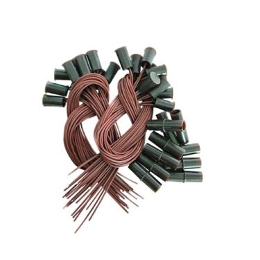 Imagem de 20 peças sem marrons embutidas magnéticas porta janela contatos alarme segurança interruptor palheta