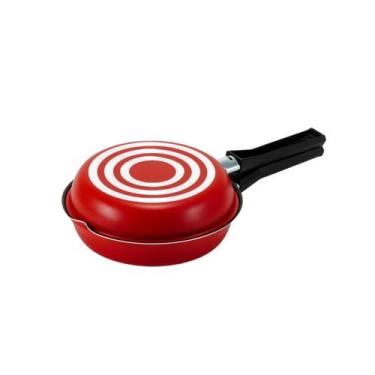 Imagem de Omeleteira Dupla Rouge Antiaderente 18 cm - Panquequeira - Marcolar