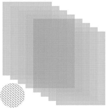 Imagem de TWENOW Filtro de alimentos 1 peça 4-500Mesh Stainles filtro de malha de aço malha de metal reparo frontal filtro de malha fixa fio peneira placa filtro de tela (30 malha, 30 x 30 cm)