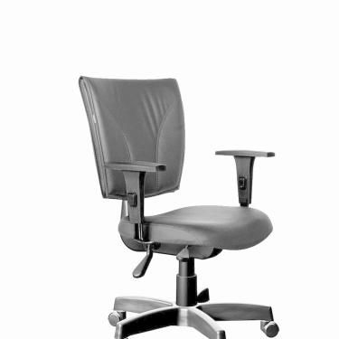 Imagem de Cadeira Giratória Be One Multi Regulável com Braço Preto