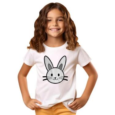 Imagem de Blusa camisa camiseta infantil Juvenil Menino Menina pascoa coelho est