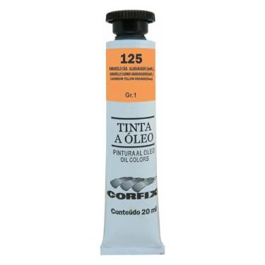 Imagem de TINTA A ÓLEO CORFIX 20ML GR-I AVULSO AMARELO CÁDMIO ALARANJADO IMIT. 125