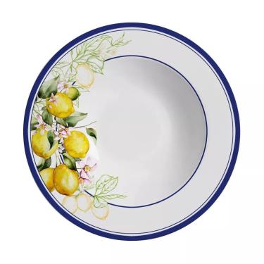 Imagem de Conjunto 6 Pratos Fundo Sorrento Alleanza Coup 25cm Cerâmica