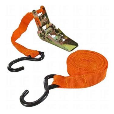 Imagem de Cinta Carga Catraca 1Polx4.5 Metros Metal Até 100 Kg - NAVY+PRO