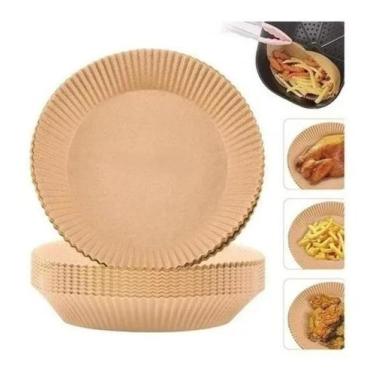 Imagem de Kit 50 Forros Airfryer Protetor Antiaderente Papel Forma - BELLHOWELL