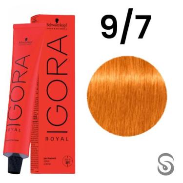 Imagem de Schwarzkopf Igora Royal Coloração 9/7 Louro Extra Claro Cobre 60ml, UN