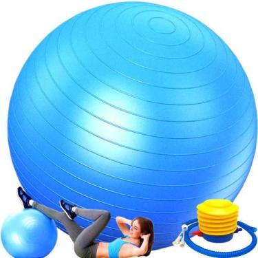 Imagem de Bola Pilates Yoga Fisioterapia Suiça 65cm com Mini Bomba 200kg - Prime