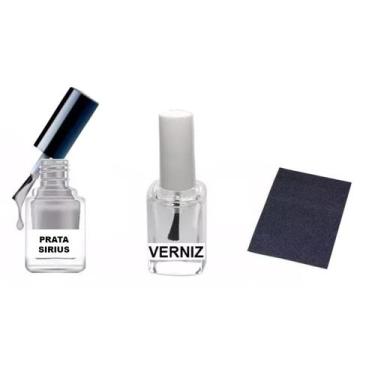 Imagem de Tinta De Retoque Tira Risco Carro Volkswagen - Prata Sirius - Jhow Ade