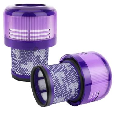 Imagem de Rebirthcare 2 filtros SV18 para aspirador de pó digital sem fio Dyson Digital/V10 filtro de substituição fino, número de peça 970612-01