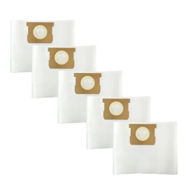 Imagem de 5 sacos de pó para aspirador de pó K-archer WD1 MV1 seco e úmido, bolsa de filtro de substituição para coletor de poeira