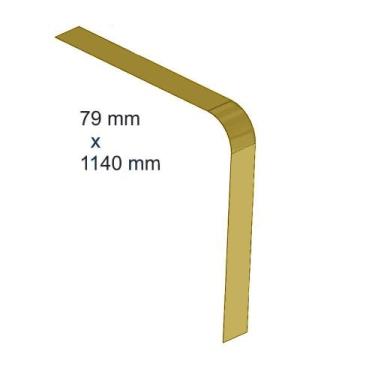 Imagem de Aplique Cinta Tanque Maior Para MB Novo Actros - Dourado - Venka