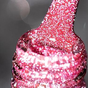 Imagem de BURANO Esmalte Em Gel Refletivo, 7,3 Ml, Glitter Diamante, Cor Brilhante, Brilho Holográfico, Lâmpada Uv Necessário (Roxo Escuro, Tamanho 16)