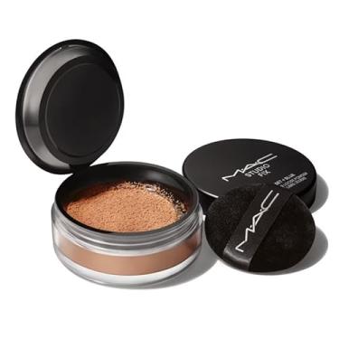 Imagem de MAC Studio Fix Pro Set + Blur Weightless Loose Powder - Deep Dark (Mogno Rico Com Subtons Vermelhos Para Pele) 0,22 Oz / 6,5 G