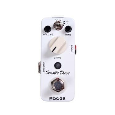 Imagem de MOOER Pedal De Distorção Hustle Drive Para Guitarra Elétrica Com 2 Modos Operação: Modo Pico Alto/Baixo, Adequado Diferentes Tipos Música