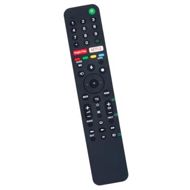 Imagem de Controle remoto de comando de voz RMF-TX500P de substituição adequado para Sony Bravia TV A8H X85G X95G X8000 X8500 X9000 X9500 Series RMF-TX500T RMF-TX500C KD-85X9500G KD-43X8000H KD-4999 X80000 H KD