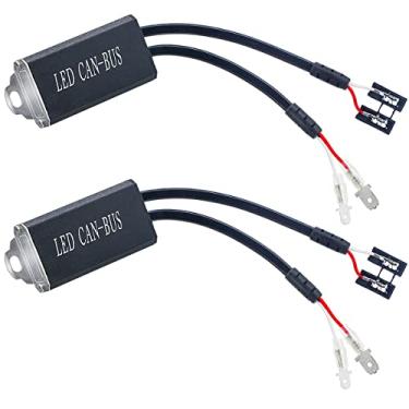 Imagem de HIKARI H7 Canbus Decodificador Kits Compatibilidade Anti oscilação Resistor Aviso Cancelador Pacote com 2