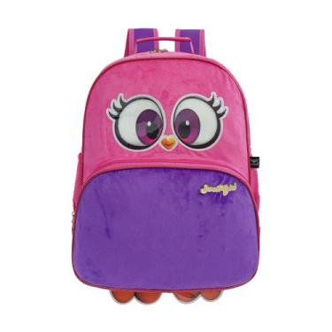 Imagem de Mochila Feminina Infantil Juvenil Escolar Creche Passeio Fofinha Confo