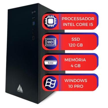 Imagem de Pc Computador MultiPc Intel I5 4GB DDR 3 RAM 120SSD Win10Pro