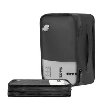 Imagem de Cubos de compressão reutilizáveis para roupas íntimas femininas, sacos de vácuo profissionais IP67 para roupas íntimas, cuecas, meias, etc. Cubos de embalagem para malas de viagem (30,5 cm, sem bomba)