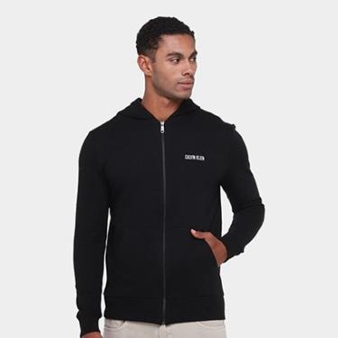 Imagem de Jaqueta Moletom Calvin Klein Intense Texture Capuz Masculina-Masculino