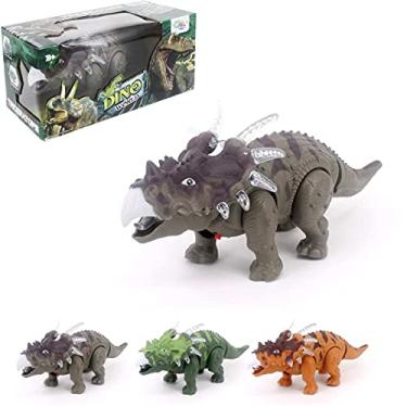 Imagem de Dinossauro, Wellmix, Triceratops, A Pilha, Cores Sortidas