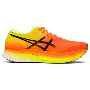 Imagem de ASICS Women's METASPEED Sky Running Shoes, 6.5, Shocking Orange/Black