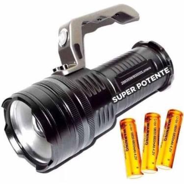 Imagem de Lanterna De Pesca Recarregavel Zoom Led T6 36mil - Ecooda