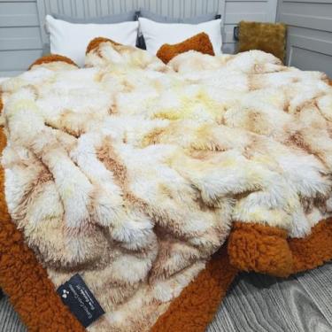 Imagem de Cobertor Casal Super King Pelúcia Com Pele De Carneiro 300x260cm - Gab