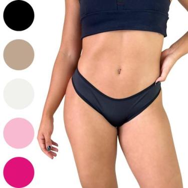 Imagem de Kit 7 Calcinha Feminina de Algodão Antialérgica Cores Rupee - Viére, M