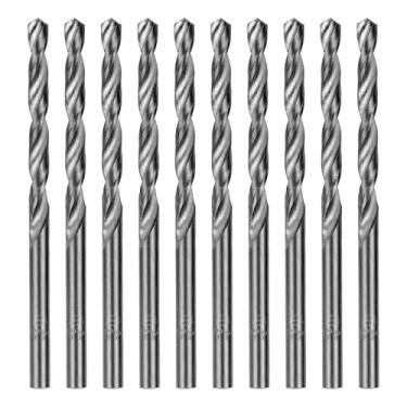 Imagem de MTX Broca para Metal 4,5 mm HSS Aço Rápido Polido – Ângulo 118°, Haste Cilíndrica Universal, Kit 10 Peças