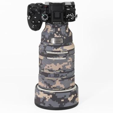 Imagem de CHASING BIRDS Capa protetora à prova de chuva para lente à prova de chuva Sony FE 50-150 mm F2 GM (camuflagem digital, com 1,4X e 2,0X TC)