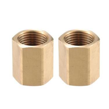 Imagem de VekAuto Conector de lavadora de pressão, adaptador fêmea M22x1,5 para G1/5.1 cm conector de mangueira de parafuso de latão universal para lavadora de pressão conexão rápida latão tom cobre acessórios