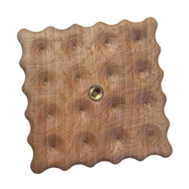 Imagem de Colaxi Tapete antiderrapante para violoncelo, suporte de apoio para pino de violoncelo, suporte de posicionamento de madeira resistente ao desgaste, Marrom