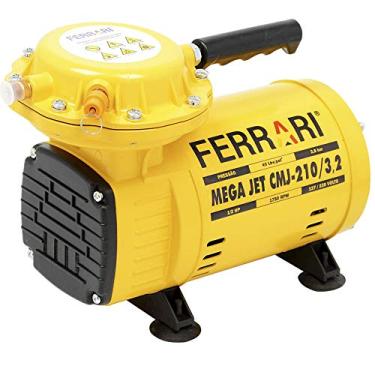 Imagem de Compressor De Ar Direto mega Jet Cmj-210 Ferrari Amarelo