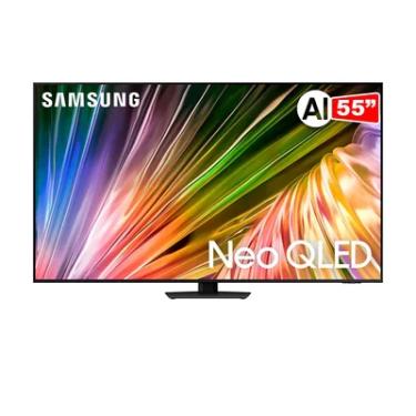 Imagem de Smart TV 55' Samsung Neo QLED 4K, com AI Upscaling, Alexa Built-in e Som em Movimento Virtual.