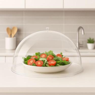 Imagem de Cupula Protetora De Alimento Bolo Redonda Cristal Media 22cm - Keita