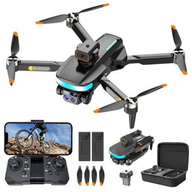 Imagem de OBEST Mini Drone Com Câmera, P14 - Wi-Fi Vr Rc, Hd 4K Dobrável, 2 Baterias, Lente Ajustável De 90°, Decolagem/Pouso Uma Tecla, Prevenção Inteligente Obstáculos 360°, Estojo Transporte, Quadricóptero