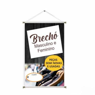 Imagem de Banner pronto Brechó BA 061 medida 45x70 cm arte pronta