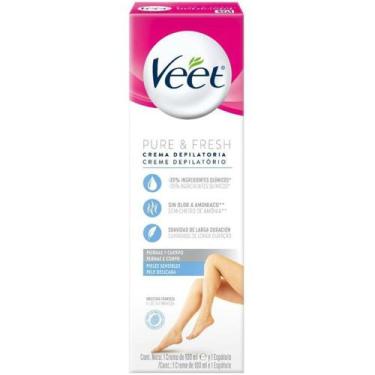 Imagem de Creme Depilatório Veet Pure & Fresh Peles Delicadas 100ml