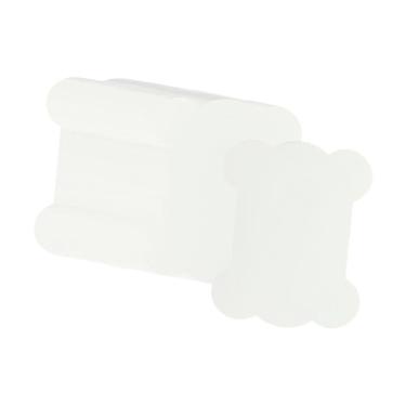Imagem de IEUDNS 100 peças de bobinas de fio dental, bobinas de linha, carretel de papelão, enrolador de cartão, organizador de fio dental para bordado, suporte de, Branco