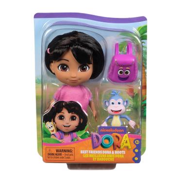 Imagem de Dora Aventureira - Boneca 15cm Com Macaco Botas E Mochila