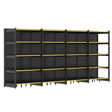 Imagem de Rack Gôndola Parede 1 Inicial 3 Continuações 2,00m 5 Níveis 4560kg Fit Amapá