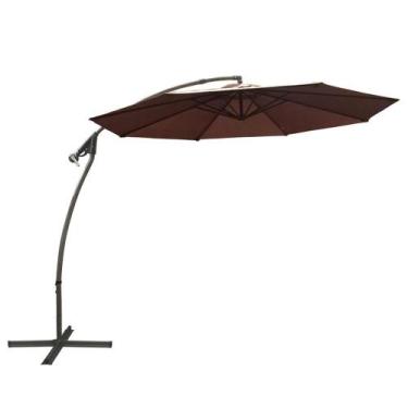 Imagem de Ombrelone Lateral Saba Rivatti 300 cm em Alumínio com Base com Capa em