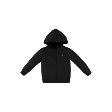Imagem de Jaqueta de Moletom Infantil Feminino Up Baby, Preto, 1