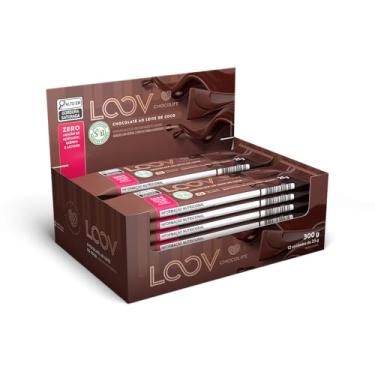 Imagem de CHOCOLATE LOOV AO LEITE DE COCO - CHOCOLIFE - 12UNx25g