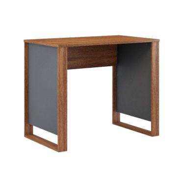 Imagem de Mesa de Computador Office Morada Amêndola/Grafito - Demóbile