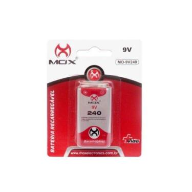 Imagem de Bateria Recarregável MOX MO-9V 240mAh