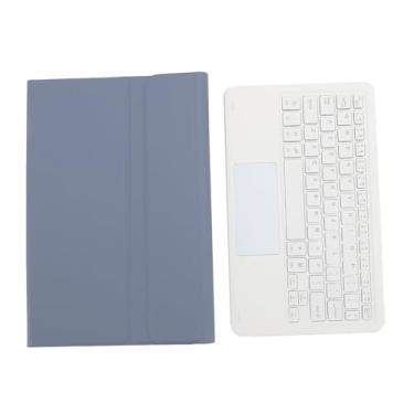 Imagem de Luocute Caixa de Transporte do Teclado Com Suporte de Caneta Colorida Iluminada por Trás do Teclado Sem Fio Bluetooth para Xaomi Mi Pad 5 5 Pro 11 Polegadas (Roxo)