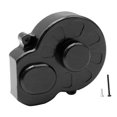 Imagem de Colaxi Tampa da caixa de câmbio para carro RC 1/28, substituição da caixa de câmbio, tampa de transmissão para o modelo de carro RC Los00007, Preto